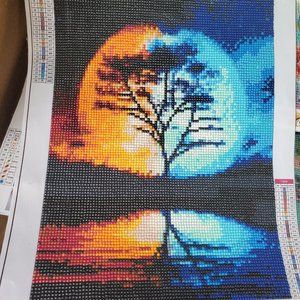 Finished diamond art